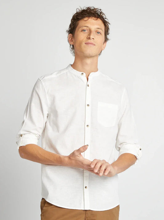 Camisa Blanca Minimal